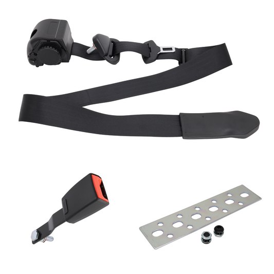 Toyota 80 Series seat belt and buckle black