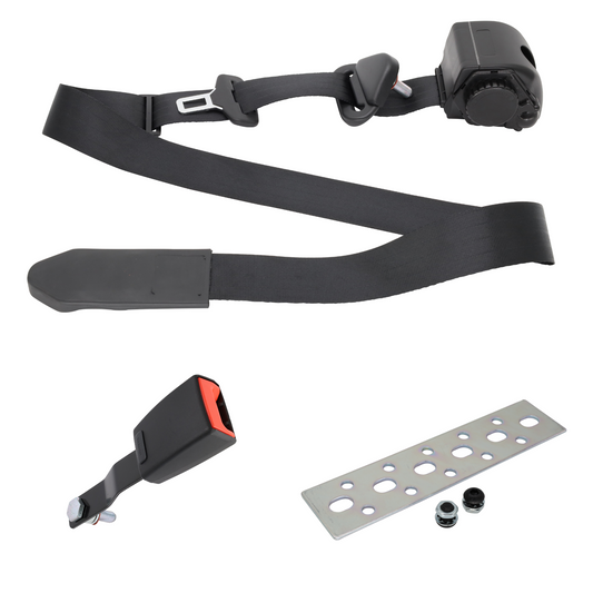 Toyota 80 Series seat belt and buckle black