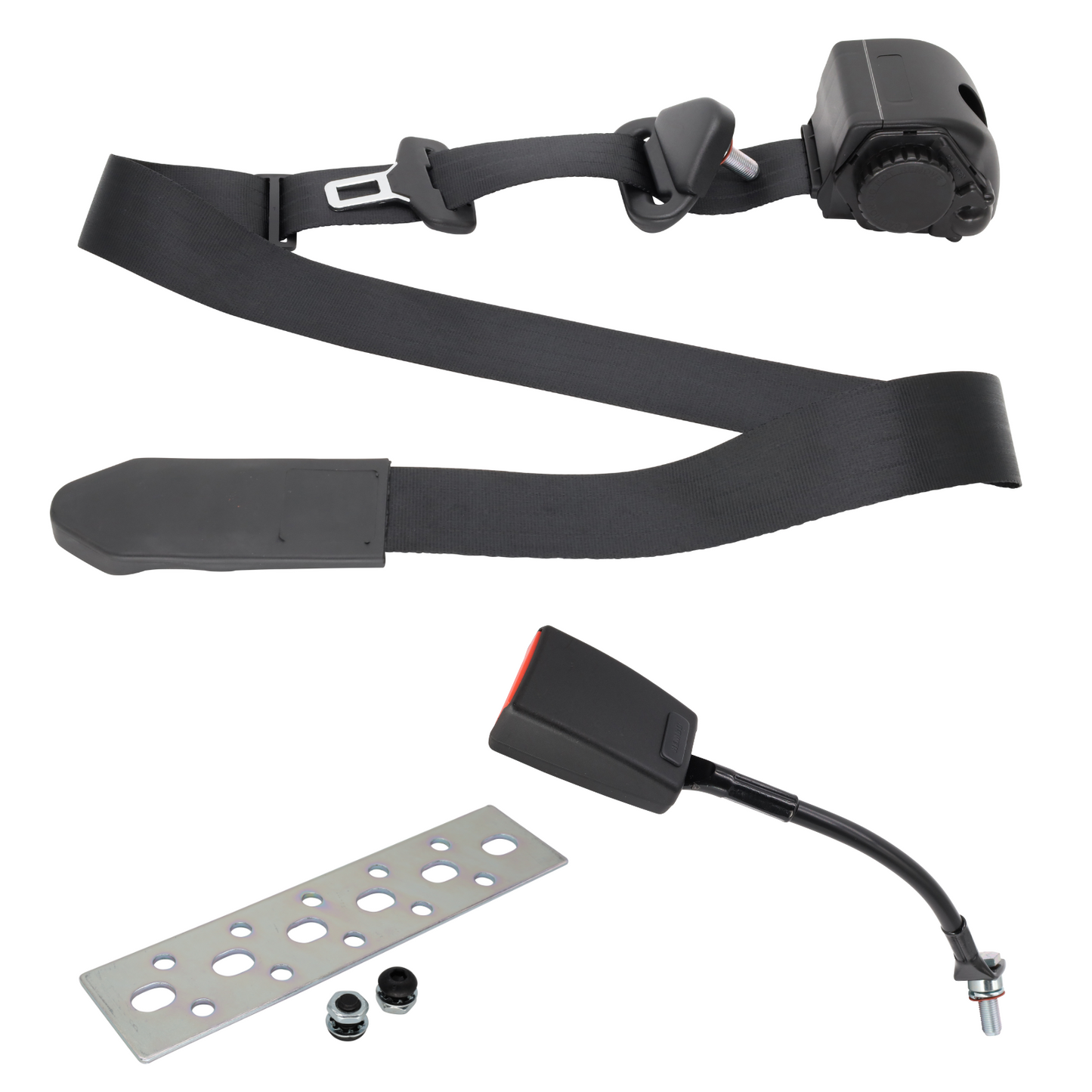 Toyota 80 Series seat belt and buckle black