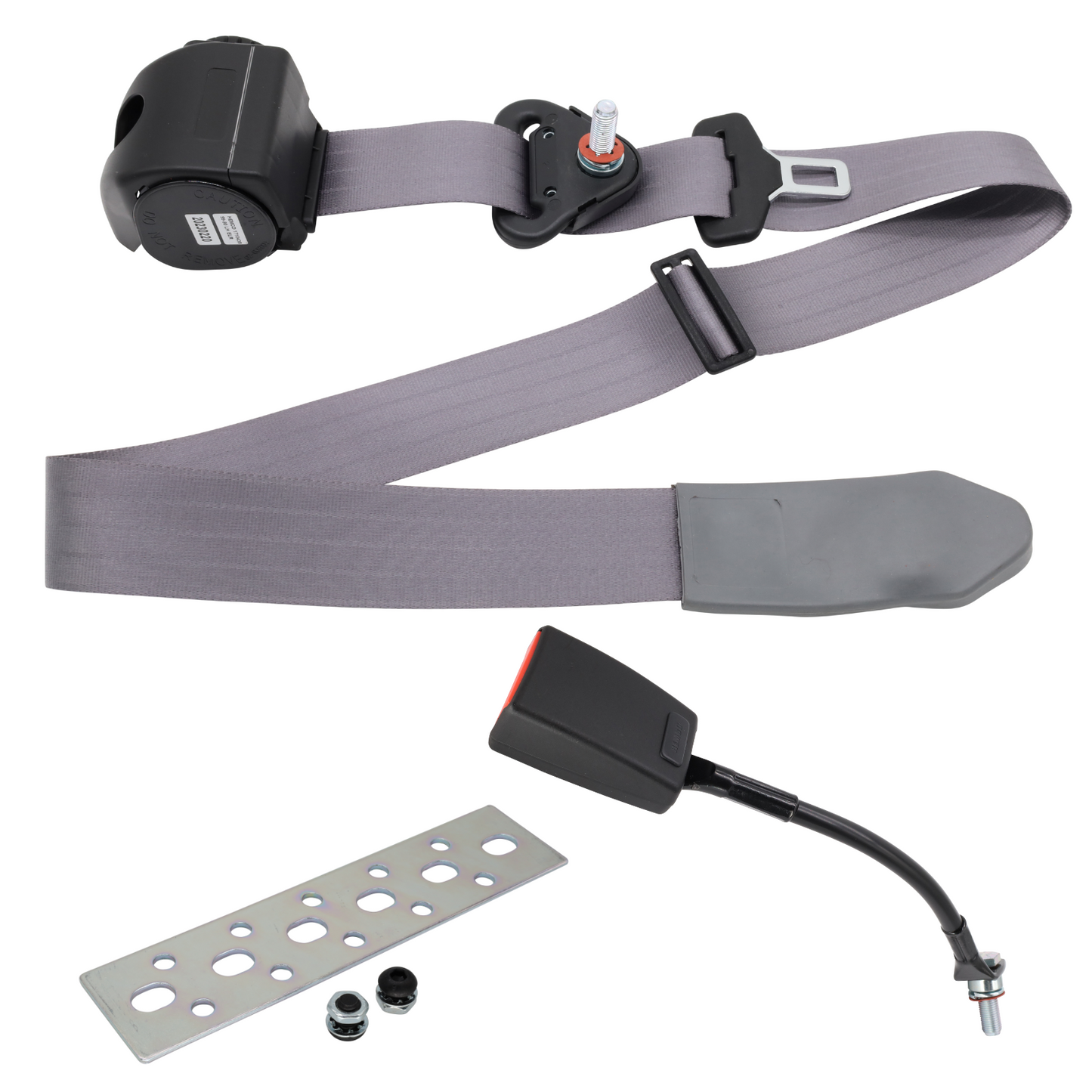 Toyota 80 Series seat belt and buckle gray