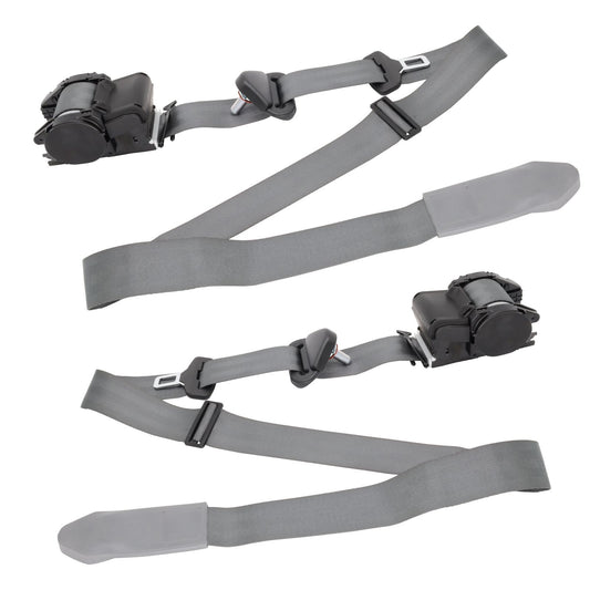 Pair of grey front seat belts for Holden VR VS Commodore