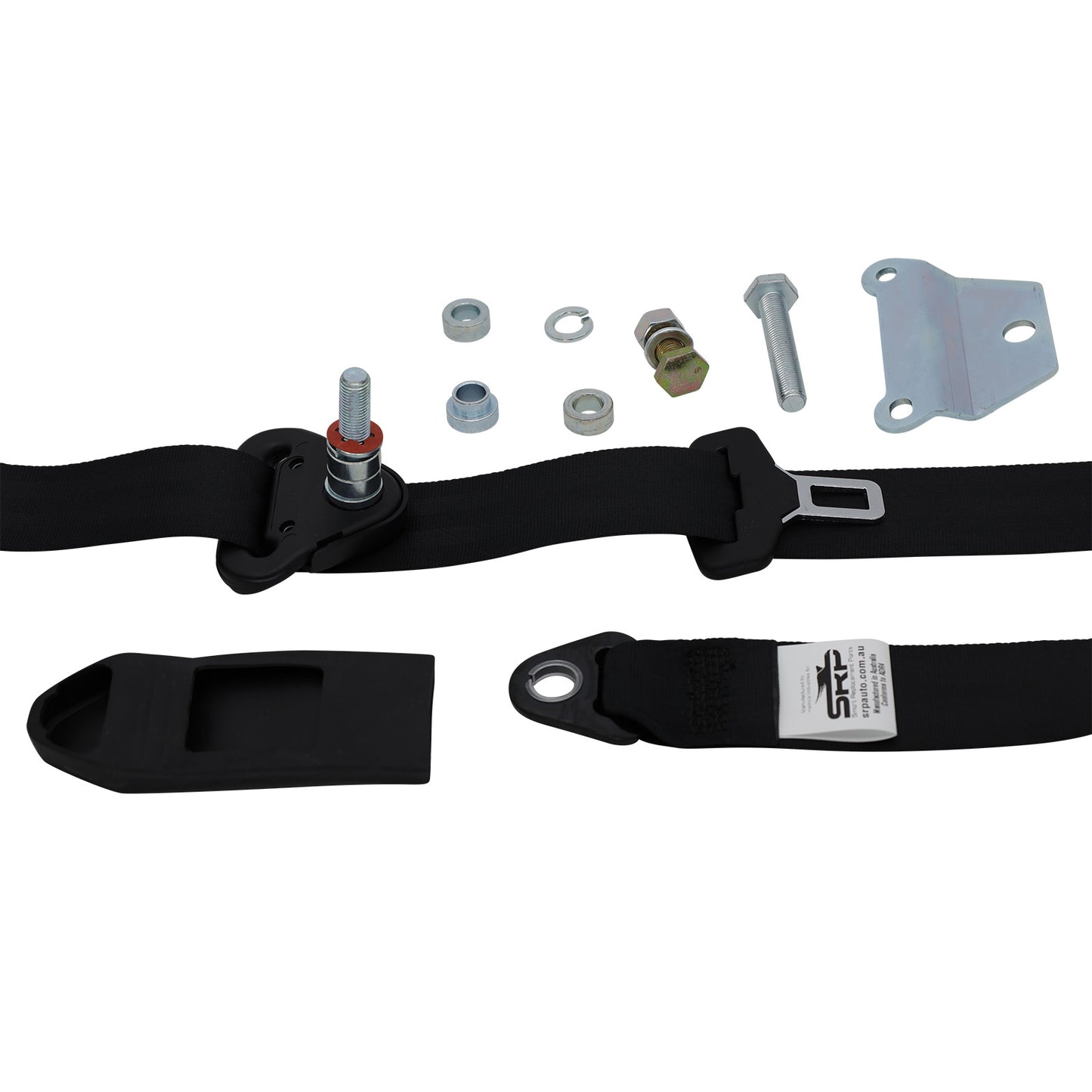 Front seat belt for Ford ED EF Falcon in black