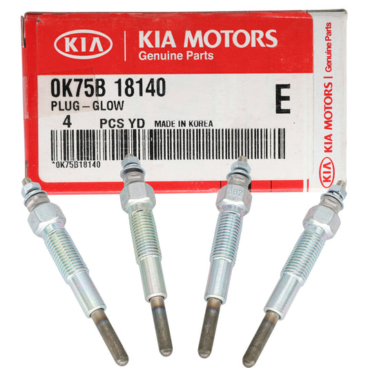 Genuine Kia Glow Plug fits Kia Pregio 2.7D - Set Of 4