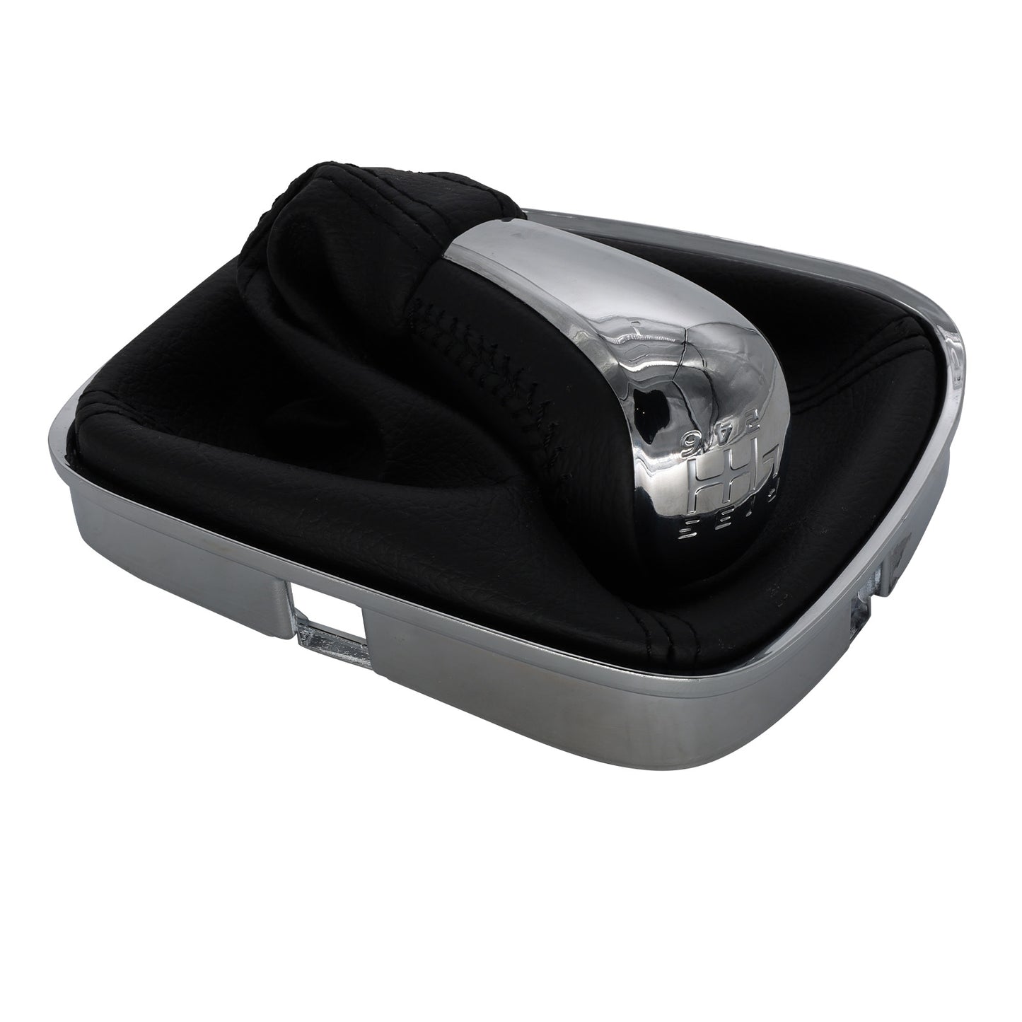 Black gear knob and leather boot for Holden VF Commodore V6