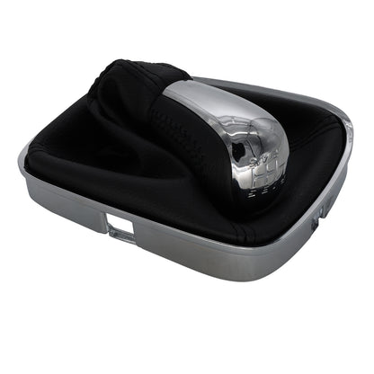 Black gear knob and leather boot for Holden VF Commodore V6